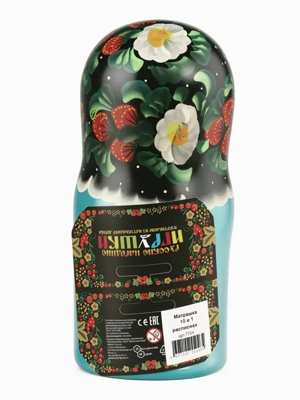 Матрёшка 10 в 1, расписная большая, МИКС