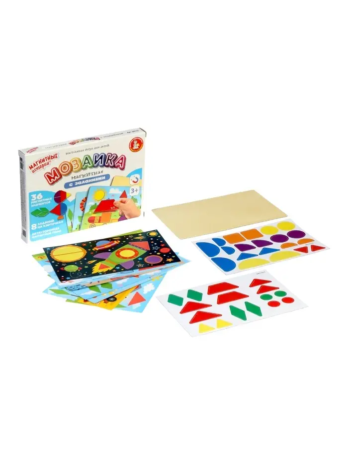 Магнитная игра Десятое Королевство &laquo;Мозаика магнитная с заданиями&raquo;