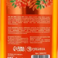 Гель для душа, интенсивное питание кожи, аромат рябины, 400 мл, Рябина