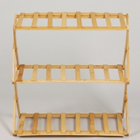 Подставка для цветов Greengo, 3 полки, 50 × 25 × 46 см, напольная, бамбук