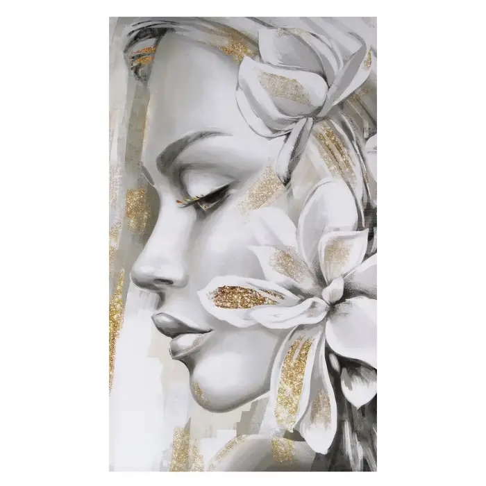 Картина &laquo;Девушка и цветы&raquo; интерьерная, 60&times;100 см