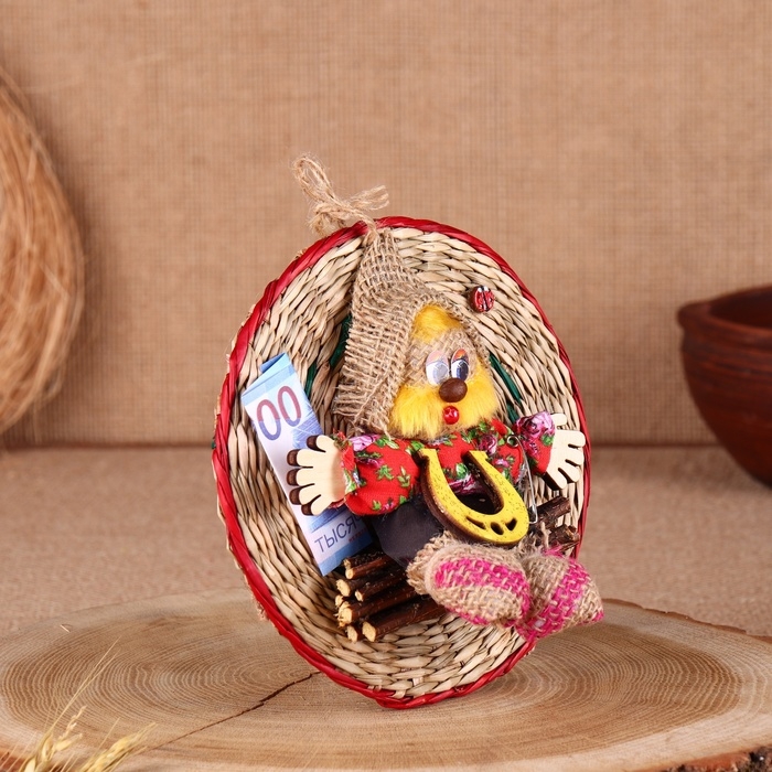 Оберег - панно «Нафаня», микс