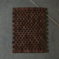 Коврик из тикового дерева, 40х30х0,7 см