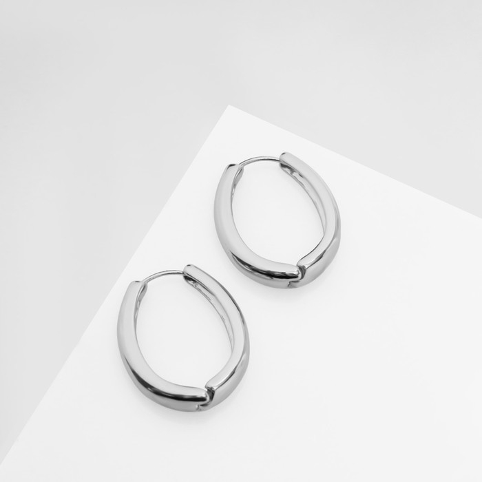 Серьги металл «Богема» вираж, цвет серебро Серьги металл «Богема» вираж, цвет серебро