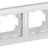 BRITE Рамка 2 поста IP44 РУ-2-БрБ-44 белый