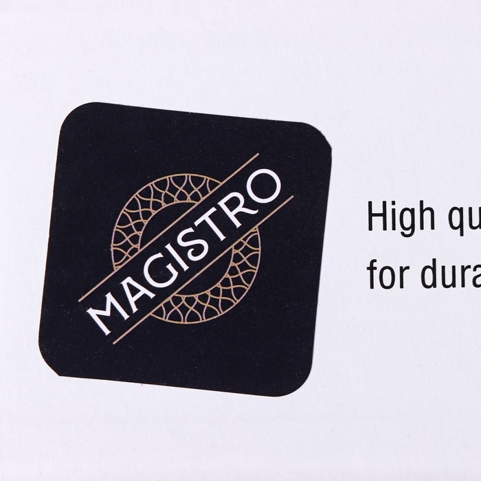 Молоток для мяса Magistro Steel, 26,5 см, нержавеющая сталь Молоток для мяса Magistro Steel, 26,5 см, нержавеющая сталь