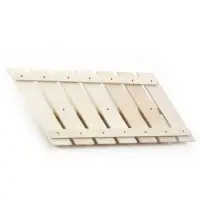 Полка - вешалка "Зебра" 4 крючка 84х33х12 см