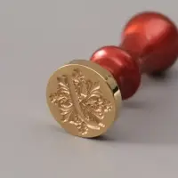 Печать для сургуча с пластиковой ручкой &laquo;Буква J на вензеле&raquo;, 2.5&times;2.5&times;6.3 см