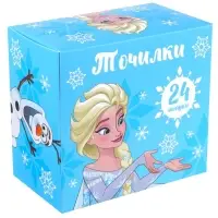 Точилка пластиковая прямоугольная, «Холодное сердце»