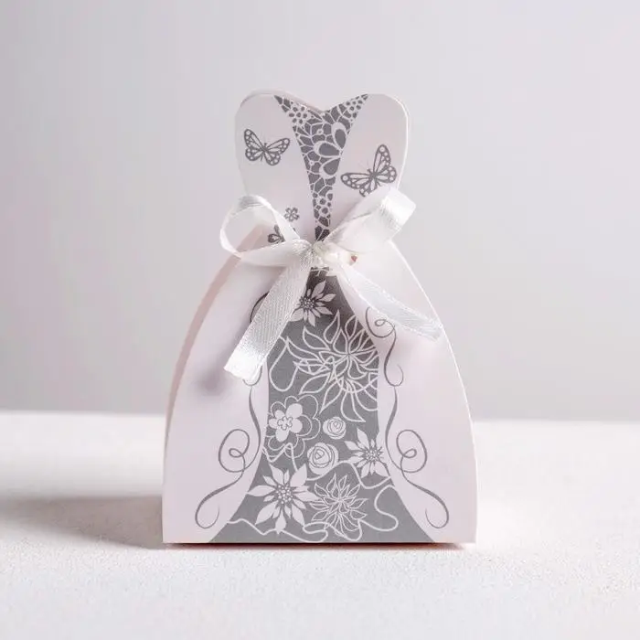 Коробка бонбоньерка, упаковка подарочная, свадебная, упаковка подарочная, «Платье невесты», 6.5 х 9.5 см Коробка бонбоньерка, упаковка подарочная, свадебная, упаковка подарочная, «Платье невесты», 6.5 х 9.5 см