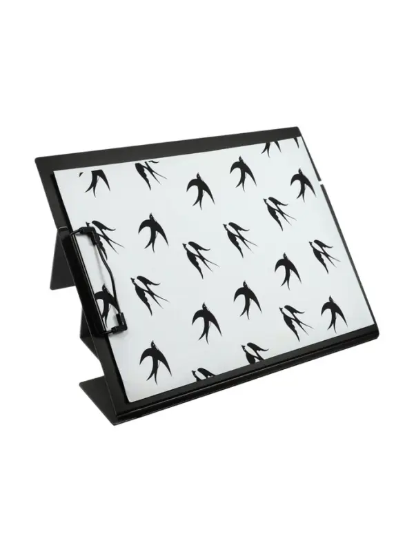 Планшет-трансформер А4 с зажимом "Steel&Style", пластик (полифом), 1800мкм, серебристый металлик 110