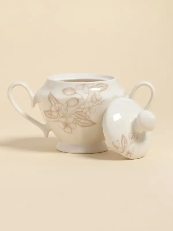 Сахарница SL Home &laquo;Аманде&raquo;, 350 мл, 17&times;11&times;12 см, фарфор, белая