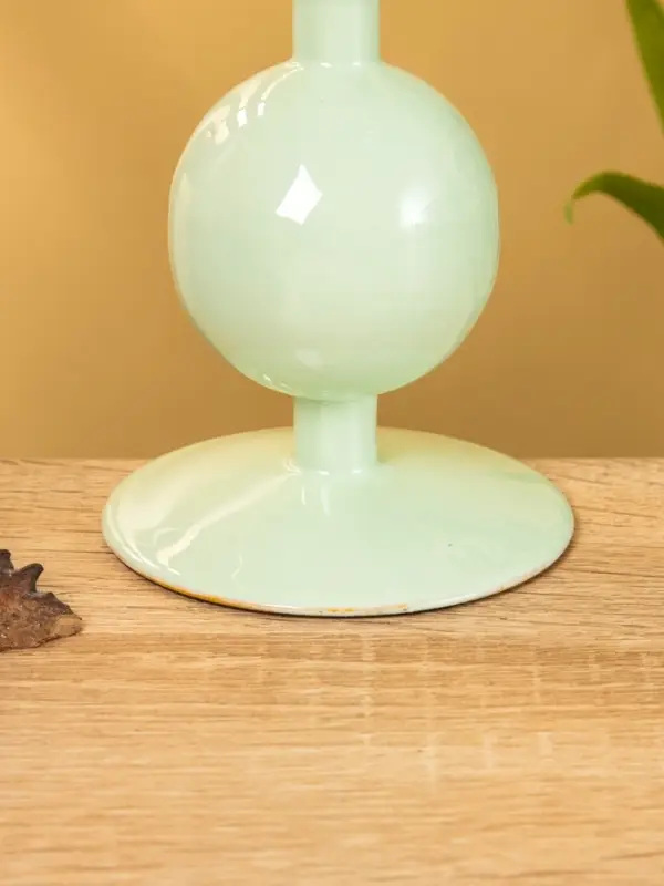 Подсвечник на 1 свечу "Мята" с 1 сферой 7,5х7,5х11,5 см