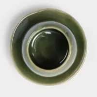 Соусник &laquo;Чашка&raquo;, 8.5&times;8.5&times;6 см, керамика, зелёный