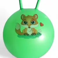Мяч - прыгун с рожками ONLYTOP, d=55 см, цвет МИКС
