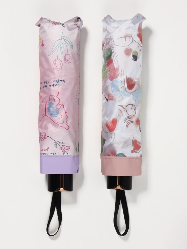 Зонт механический «Рисунки», 4 сложения, 8 спиц, R=47/56 см, d=94 см, МИКС Зонт механический «Рисунки», 4 сложения, 8 спиц, R=47/56 см, d=94 см, МИКС