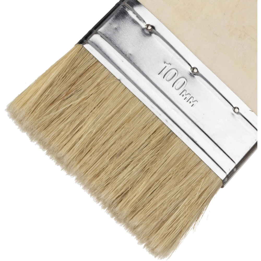 Кисть плоская 4"/100 мм, натур.щетина STAYER 0101-100