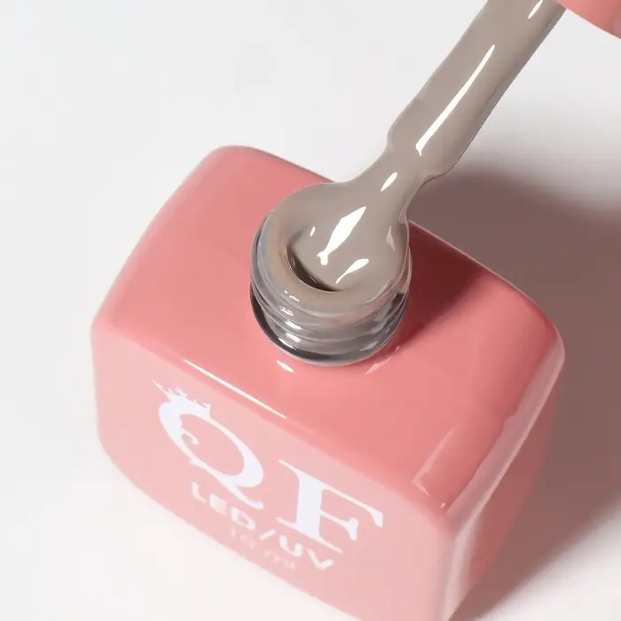 Гель лак для ногтей, однотонный, трехфазный, 10 мл, LED/UV, серый (111)