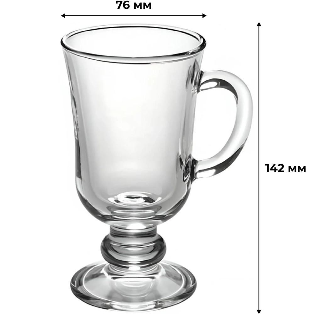 Бокал IrishCoffee200млd=76мм.h=142мм.Глинтв глд12шт/уп(29322/08с1405)/29322
