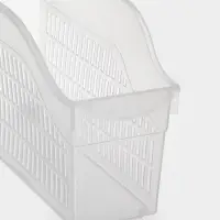 Контейнер для хранения на колёсиках, 6 л, 35.5&times;13&times;20 см, с ручкой, пластик, прозрачный
