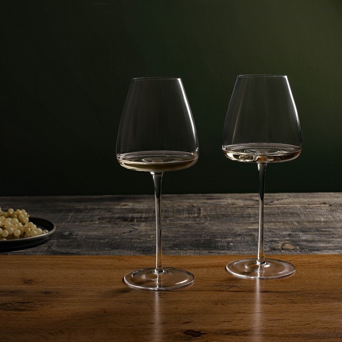 Бокал для вина Magistro «Амьен», 510 мл, длина ножки 13.8 см, стекло, прозрачный Бокал для вина Magistro «Амьен», 510 мл, длина ножки 13.8 см, стекло, прозрачный