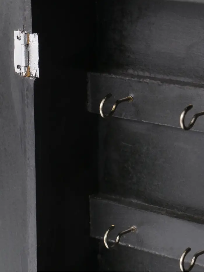 Ключница "Древо" (6 крючков) 14х7х32 см, МДФ, цв. золото