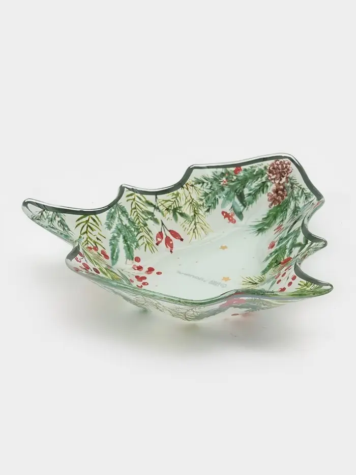 Блюдо сервировочное ёлочка "Еловые ветки" 17,7х18,5х3,5 см