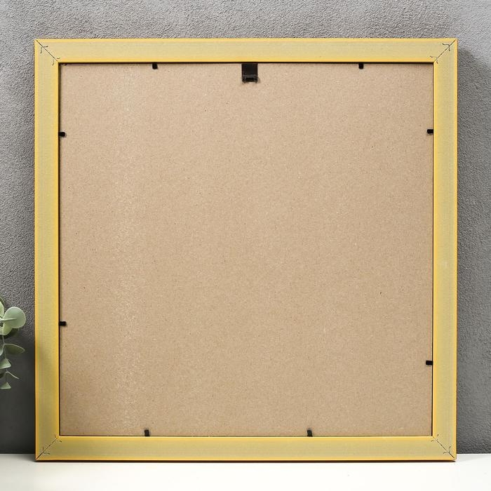 Фоторамка пластик 35х35 см, золото (пластиковый экран) Фоторамка пластик 35х35 см, золото (пластиковый экран)