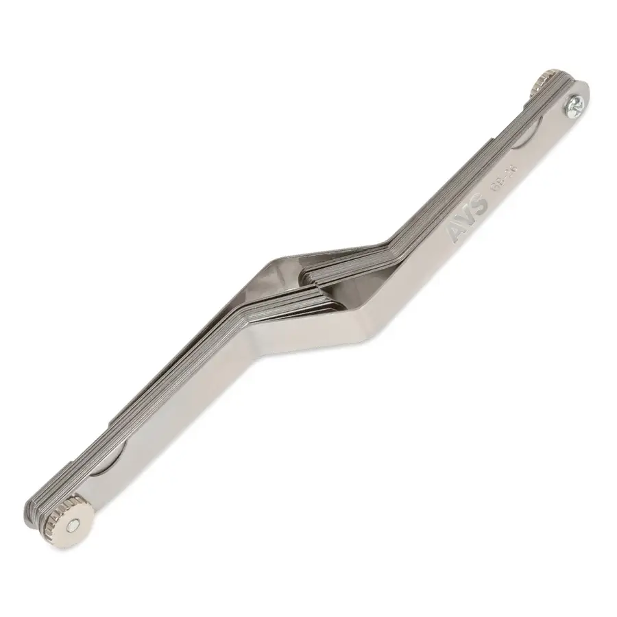 Набор щупов изогнутых для регулировки зазора 26 шт. (0,127-0,762 мм) AVS GB-26