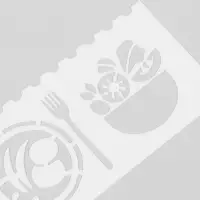 Трафарет с фигурным краем "Вкуснятина" набор 8 шт 18,3х5,5 см