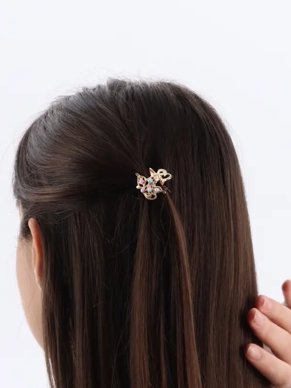 Крабик для волос «Адель», бабочка, 2.5 см, золото Крабик для волос «Адель», бабочка, 2.5 см, золото
