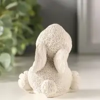 Статуэтка "Кролик сидит" 7х5х6,5см, серый