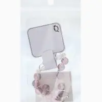 Браслет с подвесками "Сахарный" лошадка, шар №10/8, цвет фиолетово-розовый в серебре