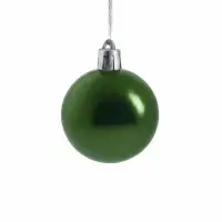 Ёлочные игрушки &laquo;Агнет&raquo;, шары новогодние, d=6 см, набор 12 шт., полосы, зелёный