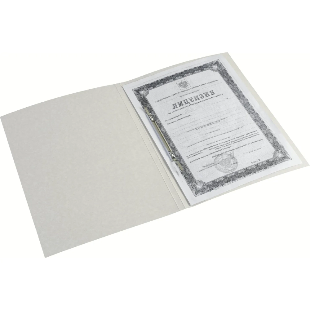 Скоросшиватель картон. ДЕЛО 400 г/м2 мелован 200шт/уп 1496211,1496180