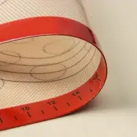 Коврик для выпечки и раскатки теста с разметкой &laquo;Пекарь&raquo;, армированный, двусторонний, силикон, 30&times;40 см, бежевый