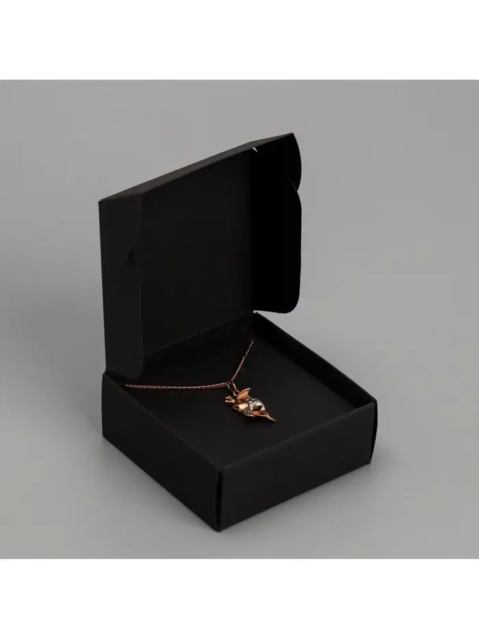 Коробка под бижутерию, упаковка, &laquo;Чёрная&raquo;, 7.5 х 7.5 х 3 см