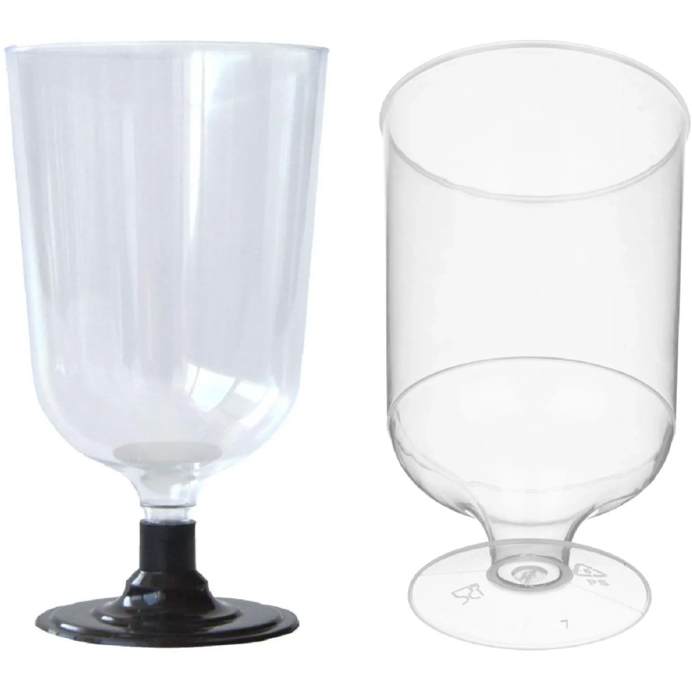 Рюмка одноразовая 100мл, КРИСТАЛЛ прозр., КОМУС ПС 6шт/уп