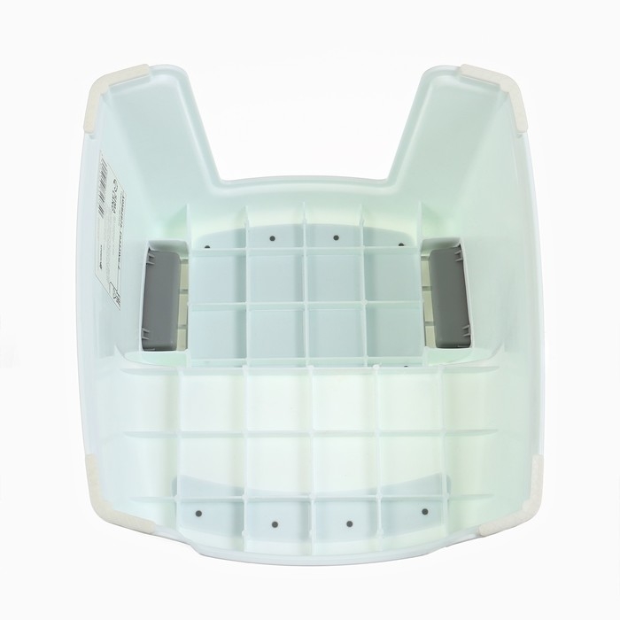 Подставка детская с прорезинеными ступеньками, 36х33х25см, цвет белый/серый Подставка детская с прорезинеными ступеньками, 36х33х25см, цвет белый/серый