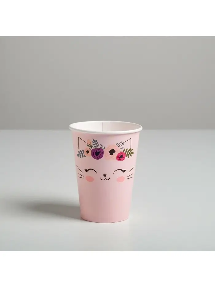 Стакан для цветов &laquo;Котик&raquo;, 350 мл