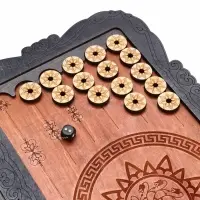 Нарды деревянные большие &laquo; Лучший Рыбак&raquo; резные, 45&times;45 см