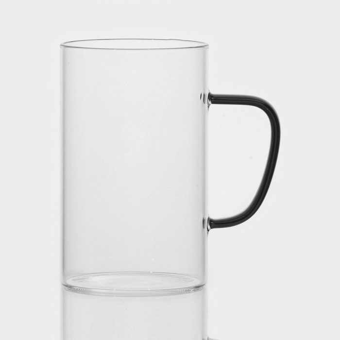 Кружка стеклянная для заваривания с металлическим ситом, 550 мл Кружка стеклянная для заваривания с металлическим ситом, 550 мл