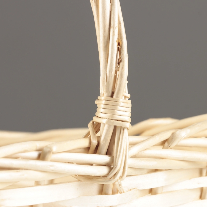 Набор корзин из 3 шт, 42х29х17/43 см, 37х26х15/37 см, 31х21х13/35 см, бежевый, ива Набор корзин из 3 шт, 42х29х17/43 см, 37х26х15/37 см, 31х21х13/35 см, бежевый, ива