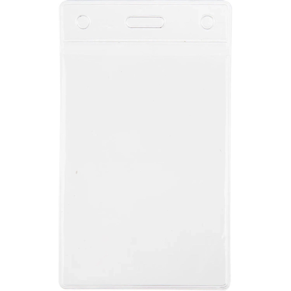 Бейдж Attache Economy 108x66 150мкм,шнур.2заж 45см син, вкладыш90x60 5шт/уп