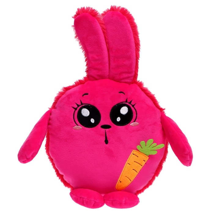 Мягкая игрушка «Зайчик Пупсик», цвет фуксия, 20 см Мягкая игрушка «Зайчик Пупсик», цвет фуксия, 20 см