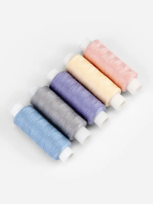 Нитки &laquo;Пастель&raquo;, 40/2, 200 м, набор 5 шт., разноцветные