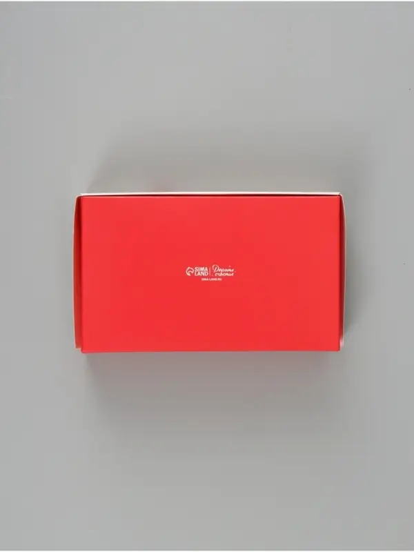 Коробка подарочная складная &laquo;С любовью&raquo;, 20&times;12&times;4 см, с окном