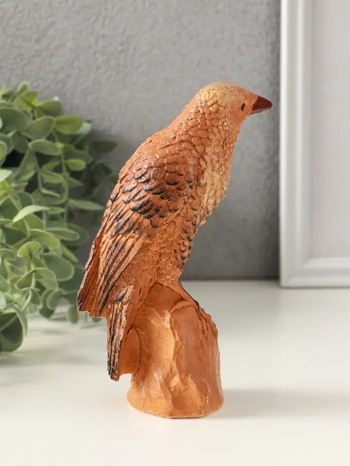 Фигурка гипс &laquo;Ворон на камне&raquo;, 16&times;10 см, мультиколор