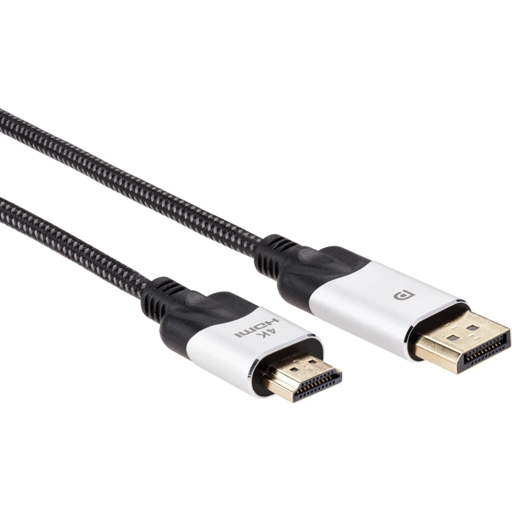 Кабель -переходник DisplayPort M-> HDMI M 4K@60Hz 1.8m VCOM (CG608M-1.8M)