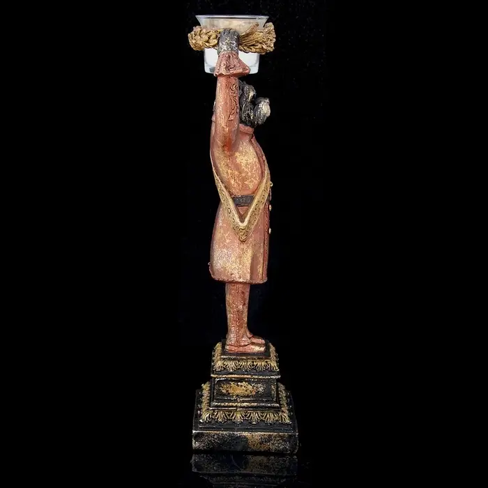 Фигурка - подсвечник на 1 свечу &laquo;Английский шарж. Пёс вояка&raquo;, полистоун, 29&times;10&times;11.3 см